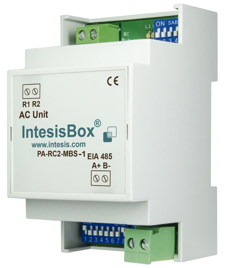 Afbeeldingen van PAW-RC2-MBS-1: Interface voor PACi binnenunit Modbus RTU