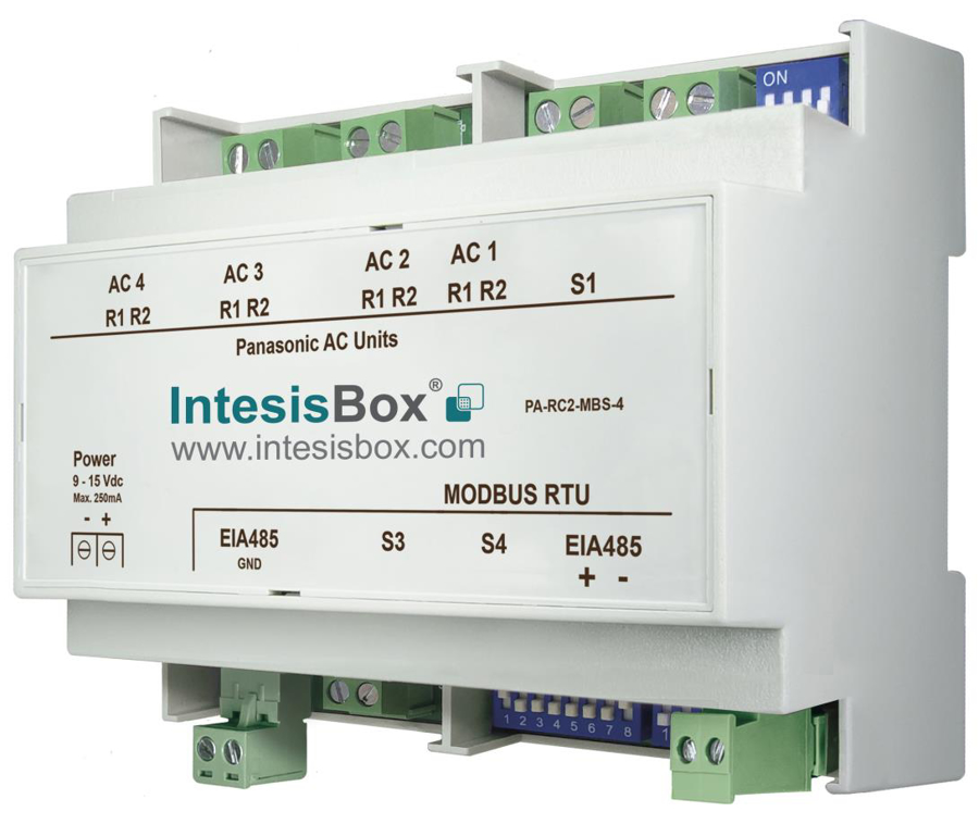 Afbeeldingen van PAW-RC2-MBS-4: Interface Modbus voor 4 PACi/VRF binnenunits