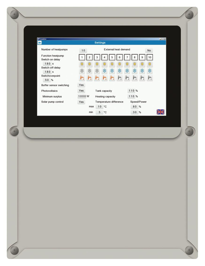 Image de PAW-A2W-CMH-2: Contrôleur d'installation en cascade jusqu' 10 Aquarea (Modbus)