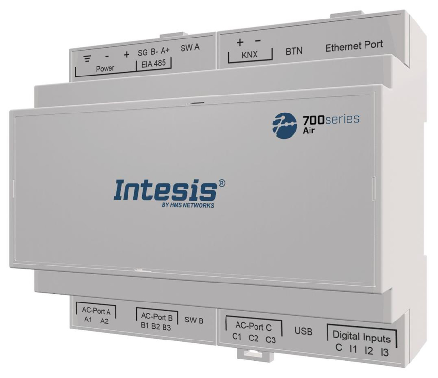 Afbeeldingen van PAW-AC2-BMS-64: MODBUS, KNX & Bacnet interface tot 64 binnenunits