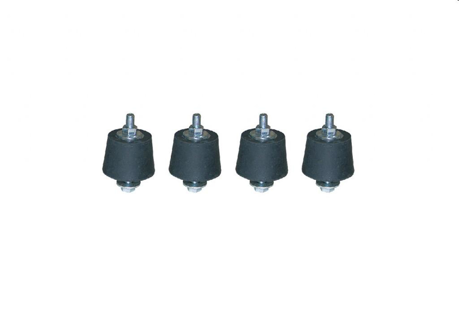 Afbeeldingen van 11100072: Set van 4 trillingsdempers 50x35mm M8 (max 70kg/demper)