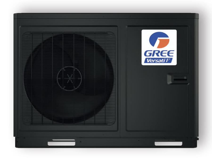 Image de GRS-CQ12Pd/NpG4-E: Versati V Monobloc noir R290 12kW mono