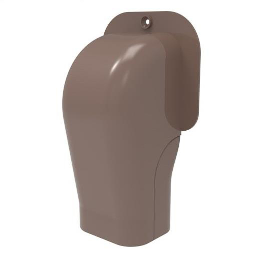 Image de SCD100293: Cache-mur Excellens Square TMQ72-EXC marron (5 pièces) RAL 8017