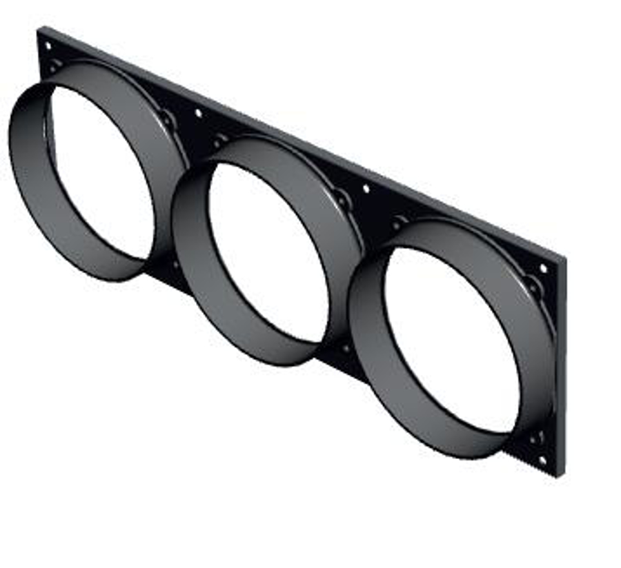 Image de AHRD0434II: Plénum de soufflage 6 x diamètre 160 mm pour Ducto FNC 1000
